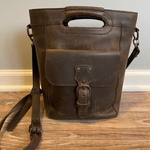 Saddleback Leather/Love 41, Medium Bucket Tote, Black